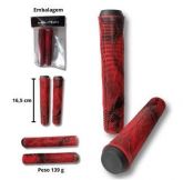 6404 VELO - MANOPLA BMX BORRACHA 165MM VERMELHO E PRETA.JPG