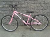 Bicicleta rosa rebaixada - aceitamos catão de crédito