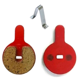 7287 SORO - PASTILHA FREIO DISCO ZT3 MOD. 8 REDONDA VAZADA PO1 COM MOLA