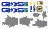 0017 - Adesivo Bicicleta Gios Frx hi Br Vermelh Brasil